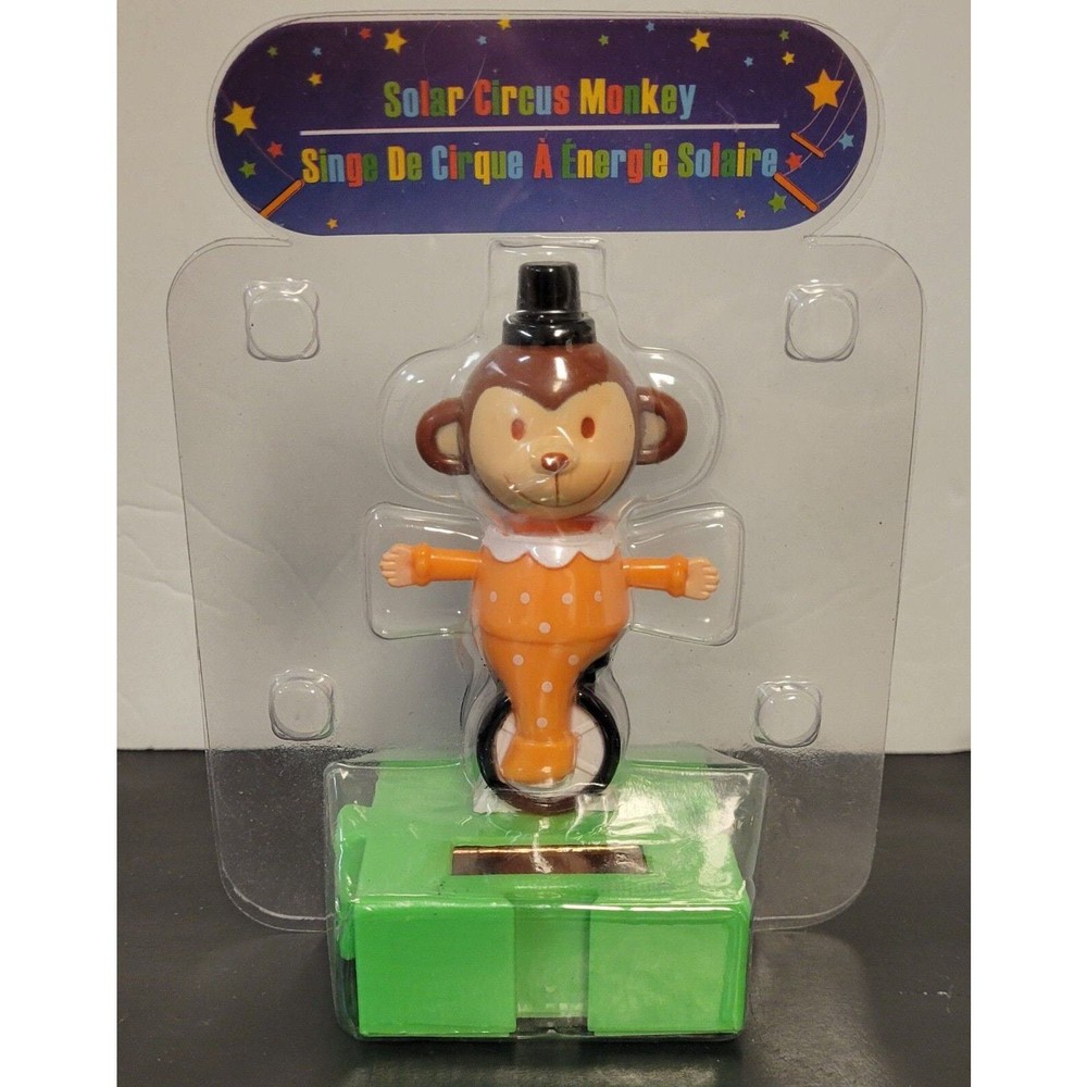 Solar Power Dancing Circus Monkey Character Figure – New