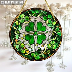 Round Acrylic Suncatcher Colorful Hanging Decor Garden Home Party Art Decoration