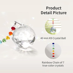 Sympathy Gifts for Loss of Loved One, Crystal Sun Catcher Rainbow Maker, Unique