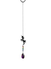 NEW sun catcher crystals rainbow colors hangs 13-15 inches UNICORN