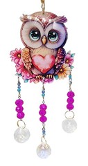 Sparkly Owl Handmade Suncatcher