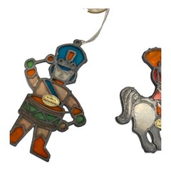 Vintage sun catchers toy soldiers Made In Hong Kong