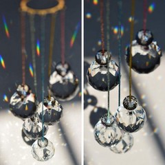 Beautiful Rainbow Maker Crystal Prism Suncatcher for Gift & Home Decoration