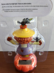 Solar Dancing Scarecrow Thankgiving Halloween Holiday Winter Bobble Head Crows