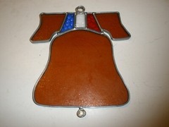 Vintage Suncatcher Liberty Bell 7″ x 6″ EUC