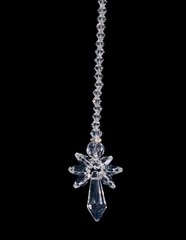 Angel Crystal Beads Suncatcher Pendants Window Hanging Decor Ornament Clear