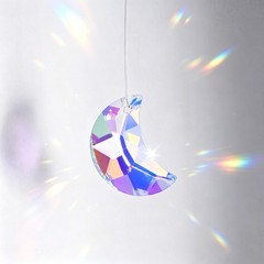 10-Pack 1 Inch Crystal Colorful Garden Suncatchers for Windows [Sky Blue]