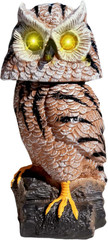 Solar Tiger Owl with Flashing Eyes, Rotating Head, Hoot Sound, Motion Detector a