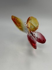 Ganz Crystal Expressions Acrylic Butterfly Ornament Suncatcher Yellow/Red