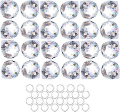 Handmade 24pcs Crystal Ball Prisms – Exquisite Suncatcher Decor (20mm)