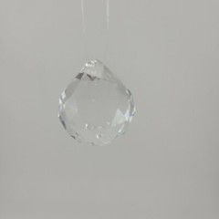 Hanging Faceted Clear Crystal 3/4″ Inch Suncatcher Mobile