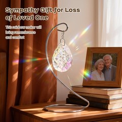 Sun Capture Light Drop Shape Vertical Crystal Glass Light Capture Device Gift