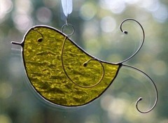Handmade Aqua Cowboy Boot Stained Glass Suncatcher Horse & Country Lover Present