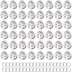 Clear Faceted Crystal Ball Prism Set – 30mm Hanging Sun Catchers for Elegance
