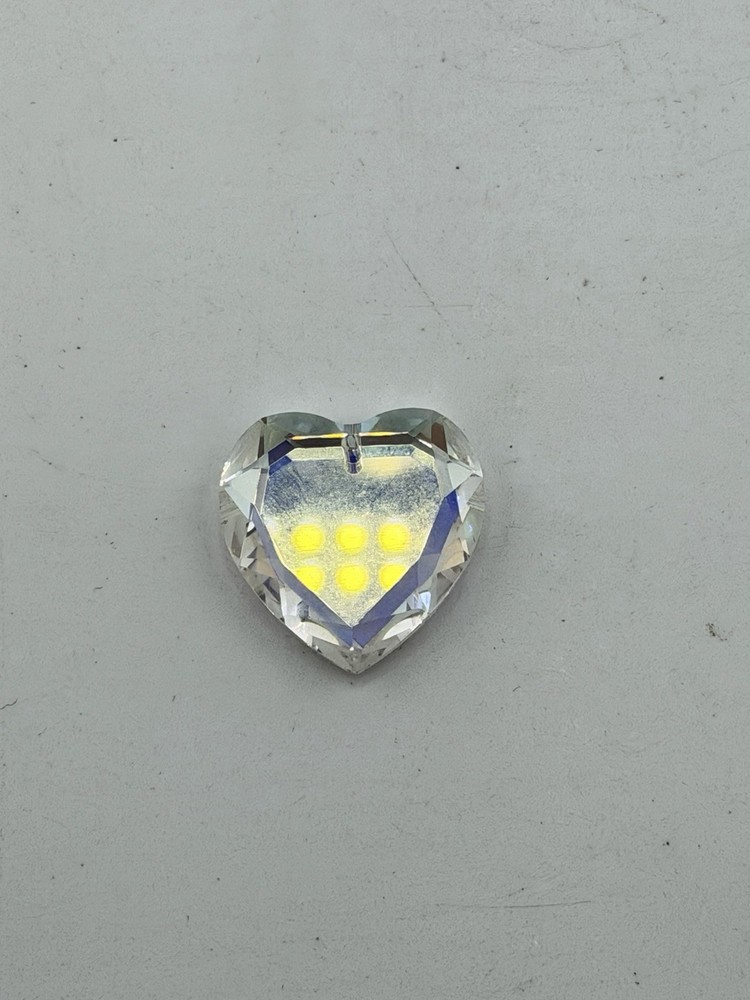 Swarovski 622528AB 28mm Heart Crystal AB Prism Suncatcher Austria