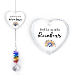 Memorial Glass Suncatcher for Pet Loss – Sympathy Gifts for Dog Owners