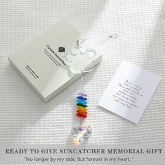 Dog Memorial Gifts, K9 Dog Memorial Crystal Suncatcher, Pet Loss Gift, Pet Sy