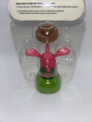 Solar Powered Dancing Toy Bobble Head Dancing Flamingo; NOS