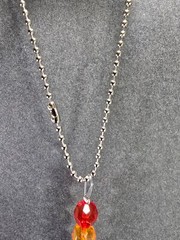 Heart Clear Acrylic Crystal Rainbow Expressions Beaded Suncatcher Car Charm Ganz