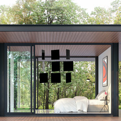 MODcast Art Mobiles + Dividers Black | Sultry. Elegant. Minimalist. Modern.