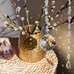 20Pcs Crystal Ball Prism 30mm/1.2″ Decorative Ball Suncatcher Beads AB Color