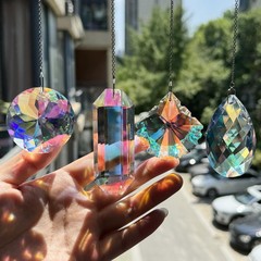 Crystal Sun Catcher Prisms – Rainbow Makers for Windows, Room & Garden Decor