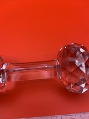 Lot of 3 Clear Cut Crystal Prismatic Suncatchers