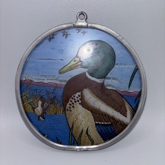 Vintage Ducks Sun Catcher Ornament
