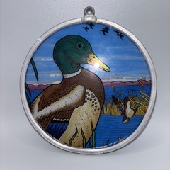 Vintage Ducks Sun Catcher Ornament