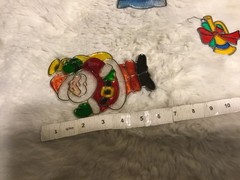 Vintage Christmas Sun Catchers Ornaments Set Of 4