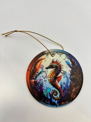 New Ceramic Seahorse Ornament