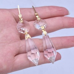 20 Pieces Replacement Clear Chandelier Icicle Crystal Prisms Octogan Crystal …