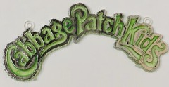 Vintage Cabbage Patch Kids Plastic Suncatcher