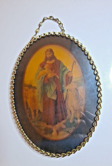 Jesus Holding A Lamb Suncatcher 5″ x 6 3/4″