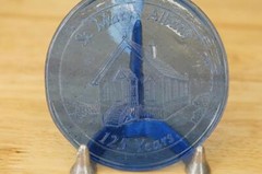 NWT Aurora Glass St Mary’s Church Albany Oregon 125 Year Anniversary Suncatcher
