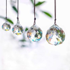 Crystal Ball Prism Pendant Suncatcher Hanging Crystals Rainbow Prisms