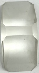 Vintage Heavy Beveled Glass Pyramid Prism – 3.5″x 1.5″x 1.5″