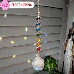 Crystal Suncatcher Prisms Sun Catcher Rainbow Maker Home/Window Hanging Decor*