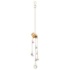 Crystal Suncatcher with Honeycomb, Window Decor, Honeybee Suncatcher Gift
