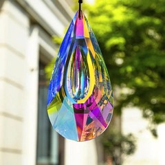 Sun Catchers Indoor Window AB-Color Crystal Ball Prism Rainbow Maker with Rope