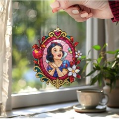 Valiant Snow White Princess Apple Blossom Decor Fairytal Flat Acrylic Suncatcher