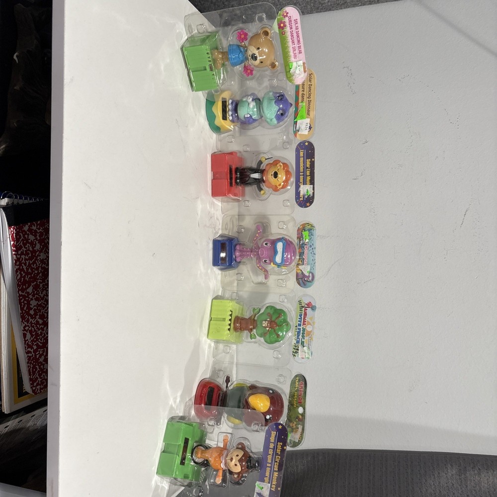 Solar dancing animals bear dinosaur lion octopus parrot Monkey