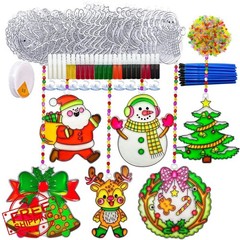 AUEKIV Christmas Suncatcher Kit 30 Sets