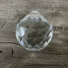 Swarovski 40mm Round Ball Sphere Crystal Clear Prism Suncatcher