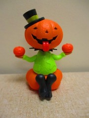 Solar Power Dancing Pumpkin Juggler Halloween Sun Bobblehead Desk Window