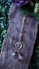Fairy Suncatcher, Star Car Charm, Whimsy Car Charm, Moon Suncatcher
