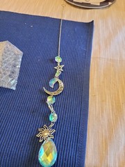 New Moon And Sun Crystal Fairy Light Sun Catcher