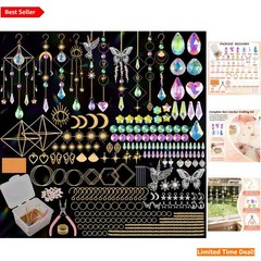 Versatile 500 Pcs DIY Suncatcher Kit: Create Rainbow Light Displays Anywhere
