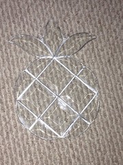 Handmade pineapple suncatcher