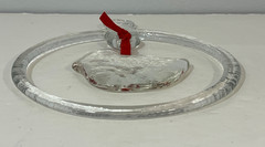 Kosta Boda Bertil Vallien Clear Glass Bird Suncatcher Ornament 9 Inch